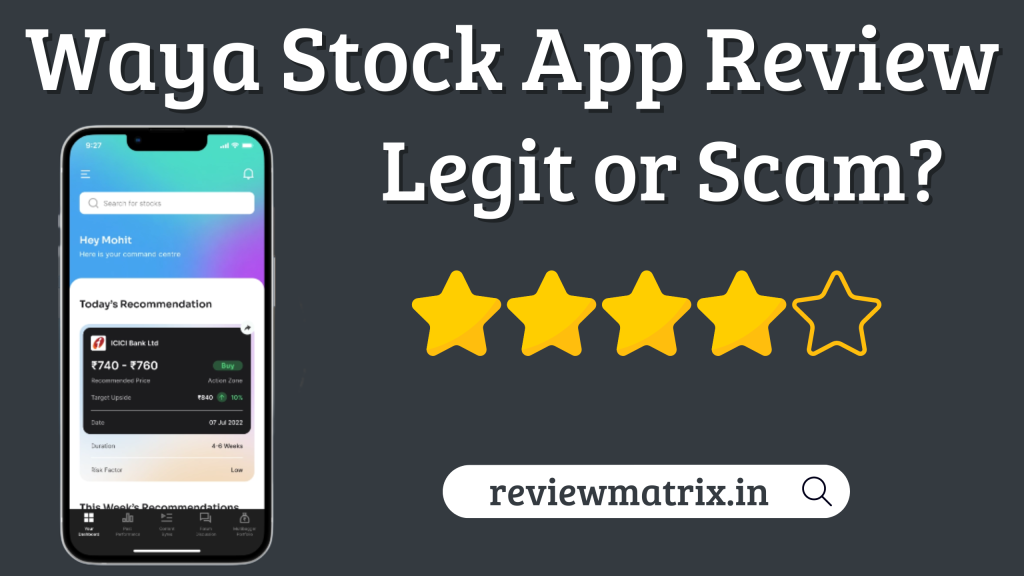 Waya Stock App Review – SEBI Registered, Pricing & Plans, Real or Fake?