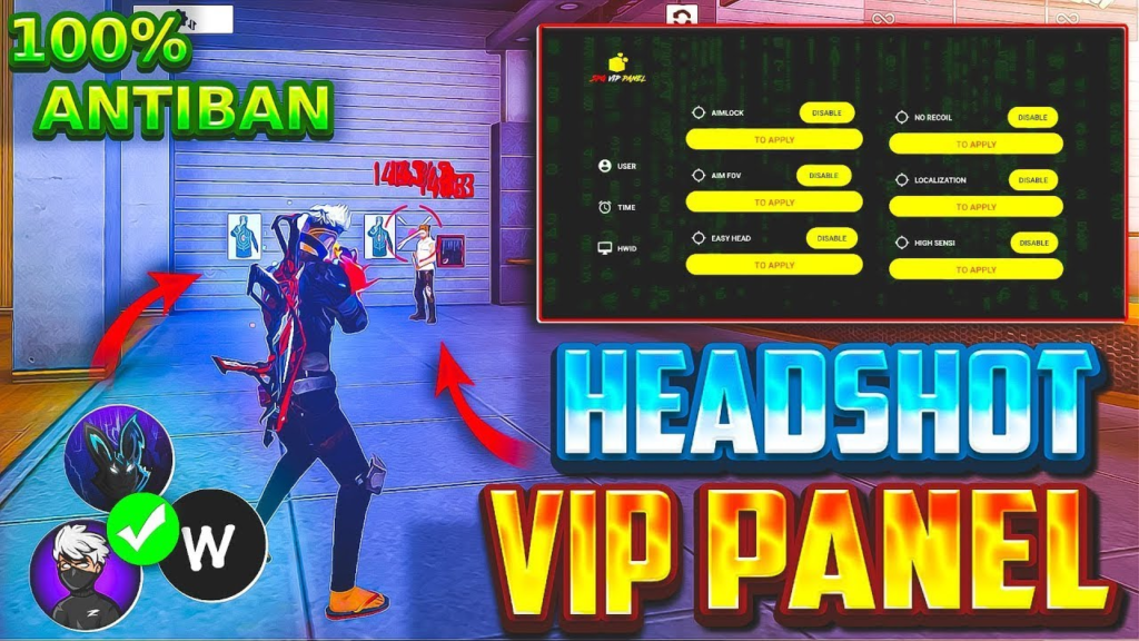 Free Fire Headshot Panel Download (100% Working)